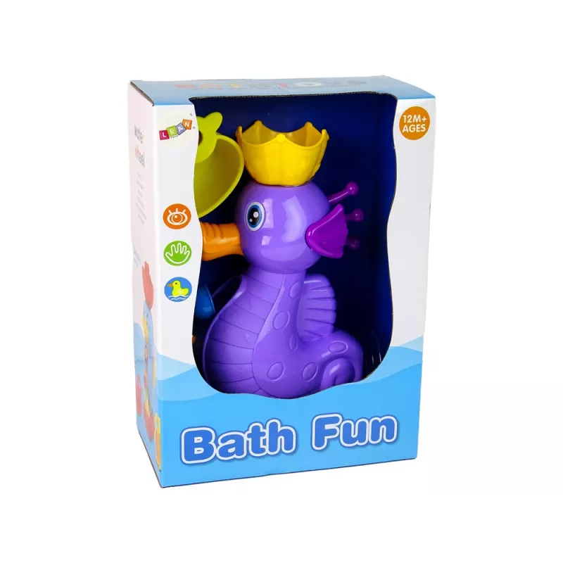 LEAN TOYS Kúpacia hračka morský koník vodopádová sprcha