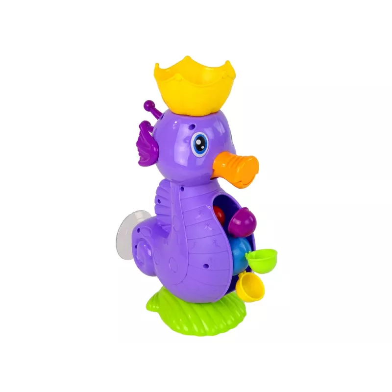 LEAN TOYS Kúpacia hračka morský koník vodopádová sprcha