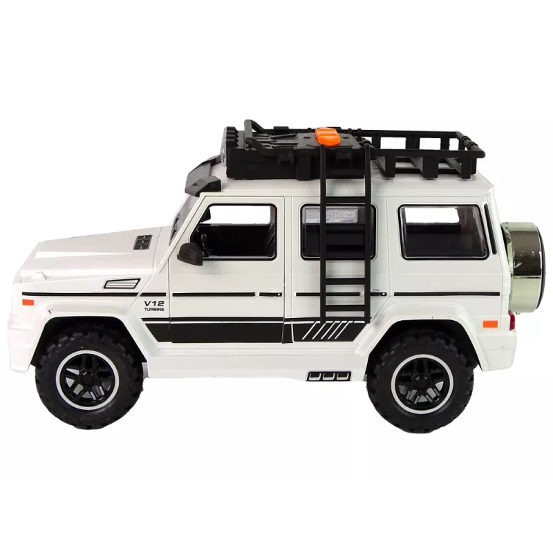 LEAN TOYS Off-road auto na batérie biele