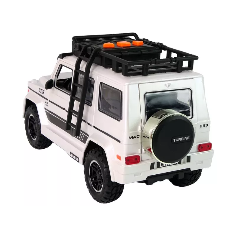 LEAN TOYS Off-road auto na batérie biele