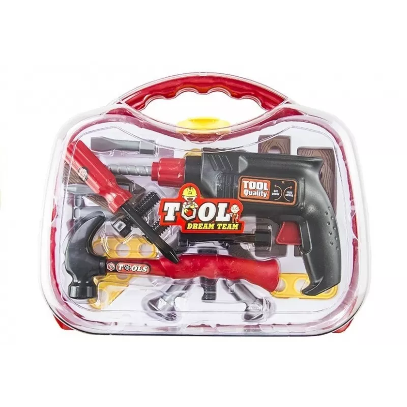 LEAN TOYS Big 22 ks sada náradia kufrík DIY mechanik kreatívna stavebnica