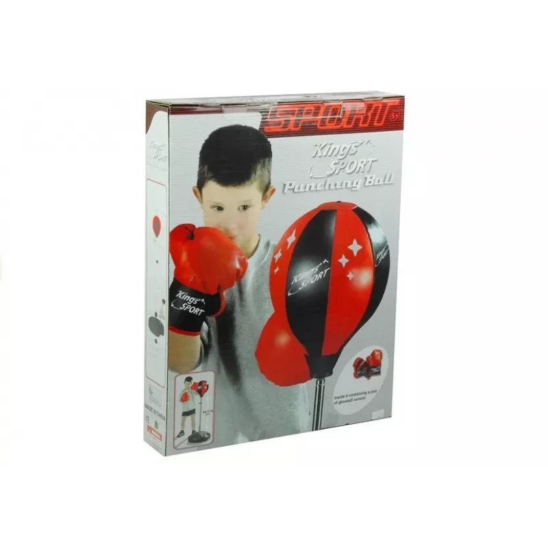 LEAN TOYS Veľká boxerská sada pre deti + rukavice hruškový stojan