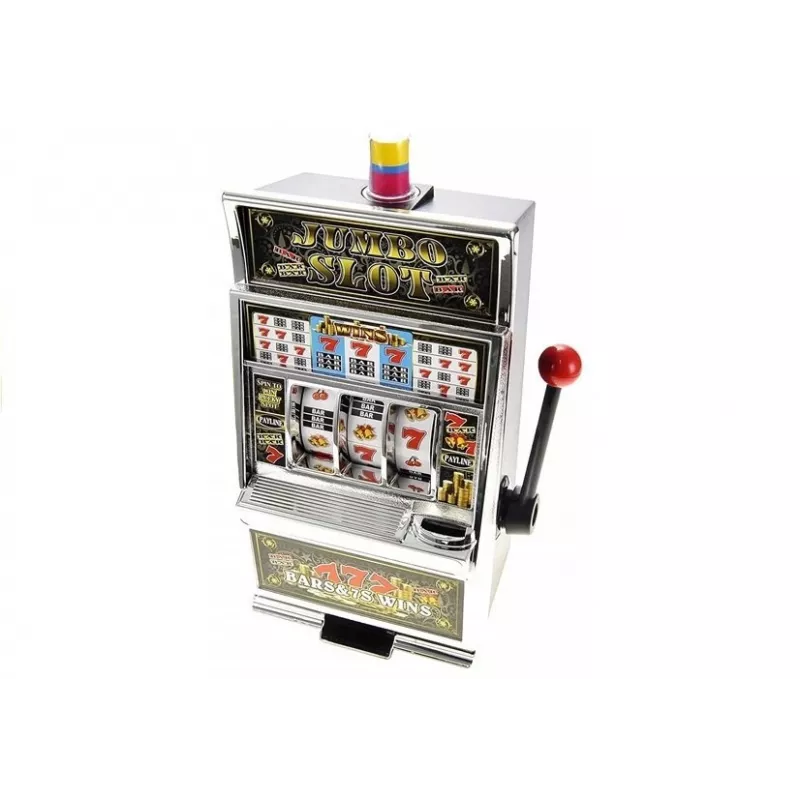 LEAN TOYS Big Slot Machine Casino so zvukmi pokladnička