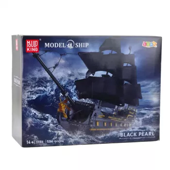 LEAN TOYS Black Pearl pirátska loď stavebnica (5266 dielov)