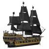 LEAN TOYS Black Pearl pirátska loď stavebnica (5266 dielov)