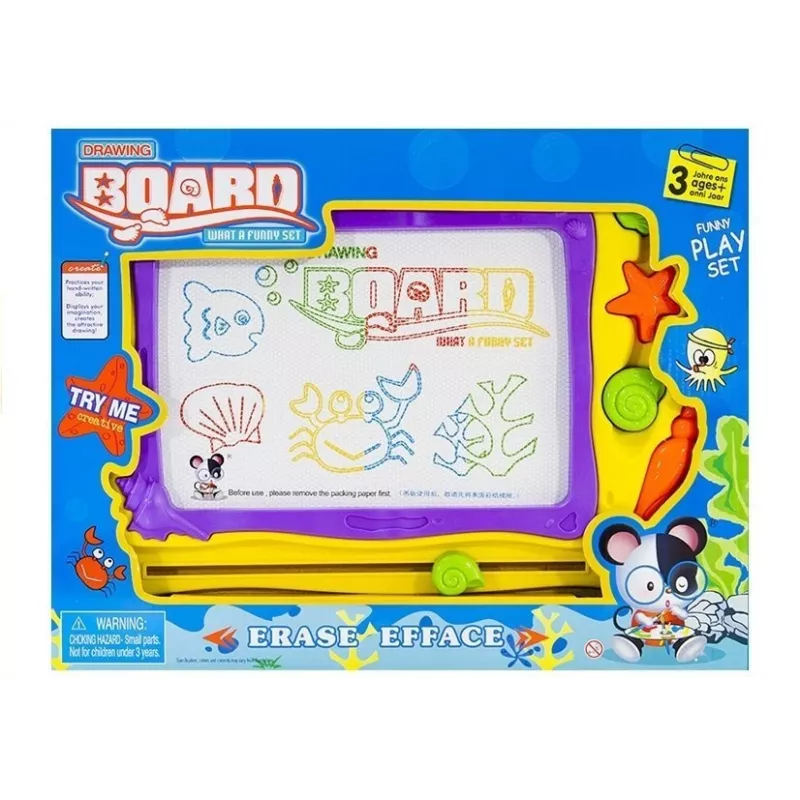 LEAN TOYS tabuľa s pečiatkami a farebným pozadím