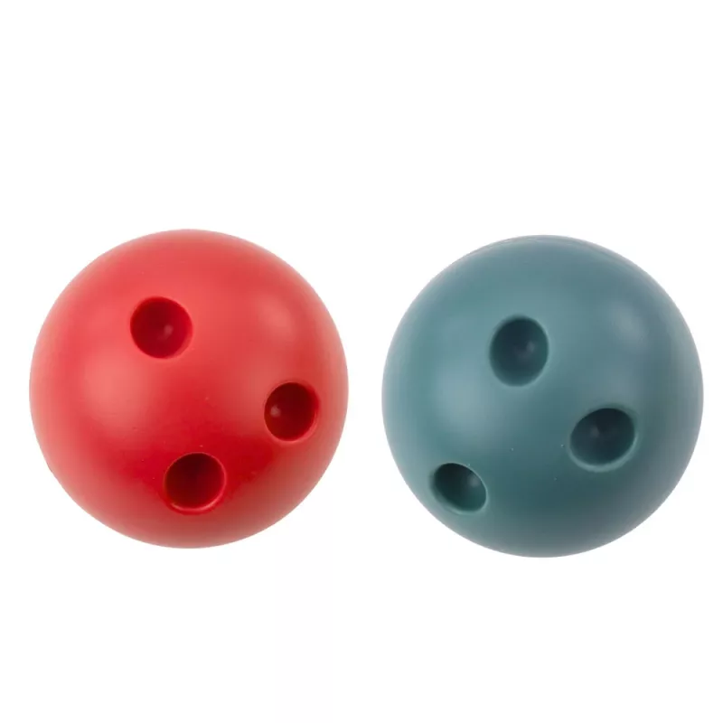 LEAN TOYS bowlingová sada s mačkami pre deti, 10 bowlingových kolkov, 2 farebné gule