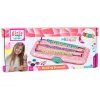 LEAN TOYS Sada na výrobu náramkov ružová krabička