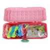 LEAN TOYS Sada na výrobu náramkov ružová krabička