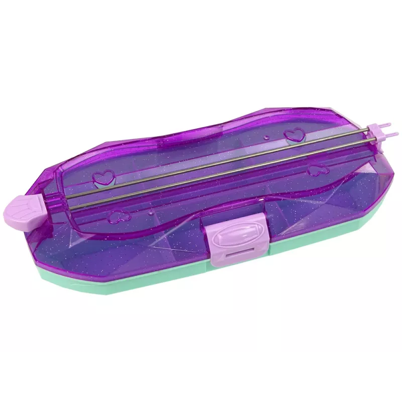 LEAN TOYS Sada na výrobu náramkov s farebnými korálkami a úložnou krabicou