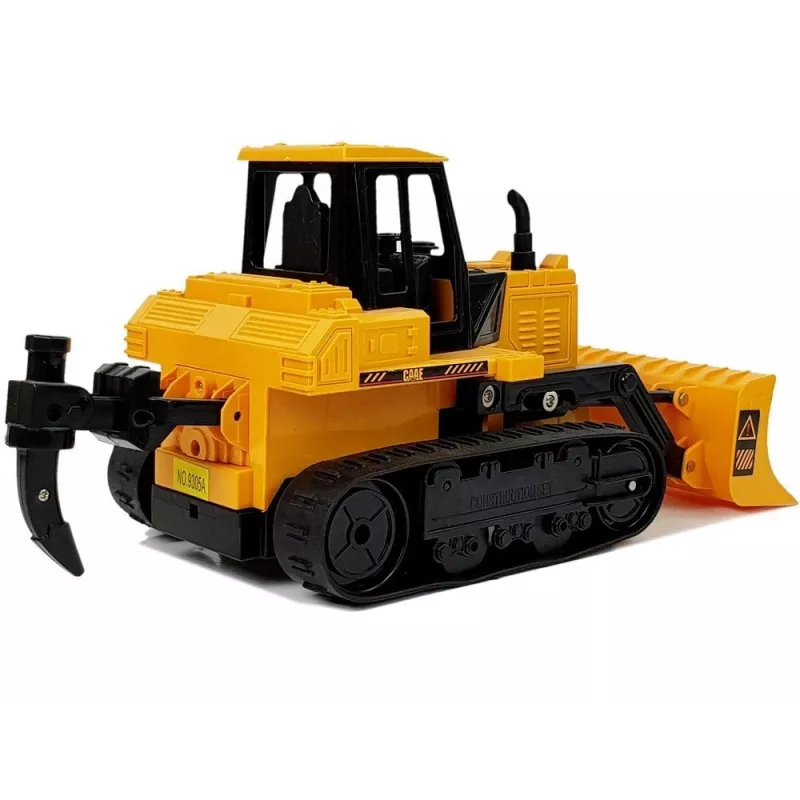 LEAN TOYS Buldozér s pásovými kolesami, diaľkovo ovládaný gestom ruky, 2.4G, 1:28