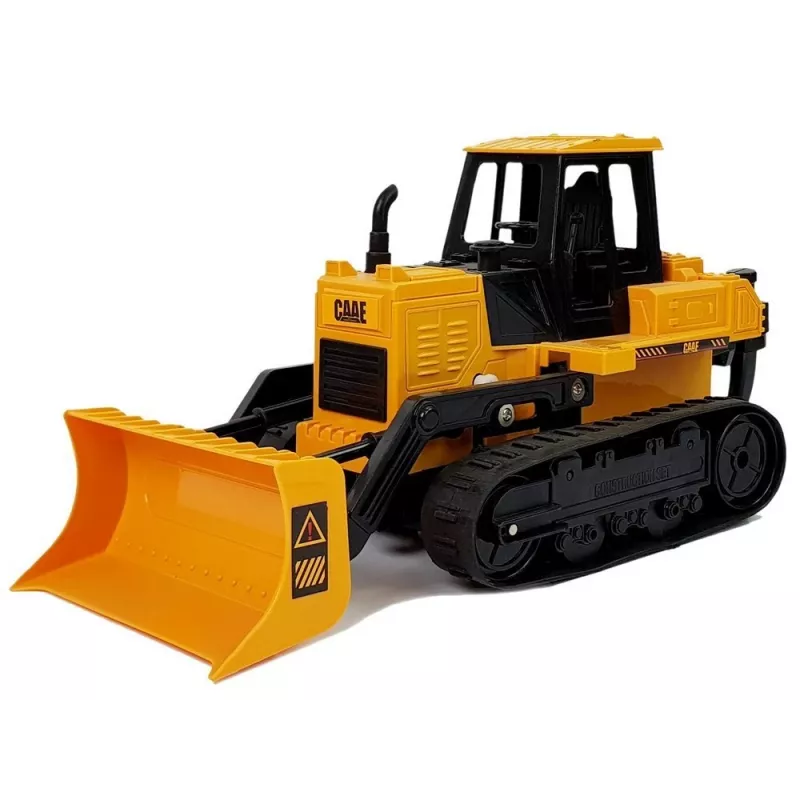 LEAN TOYS Buldozér s pásovými kolesami, diaľkovo ovládaný gestom ruky, 2.4G, 1:28
