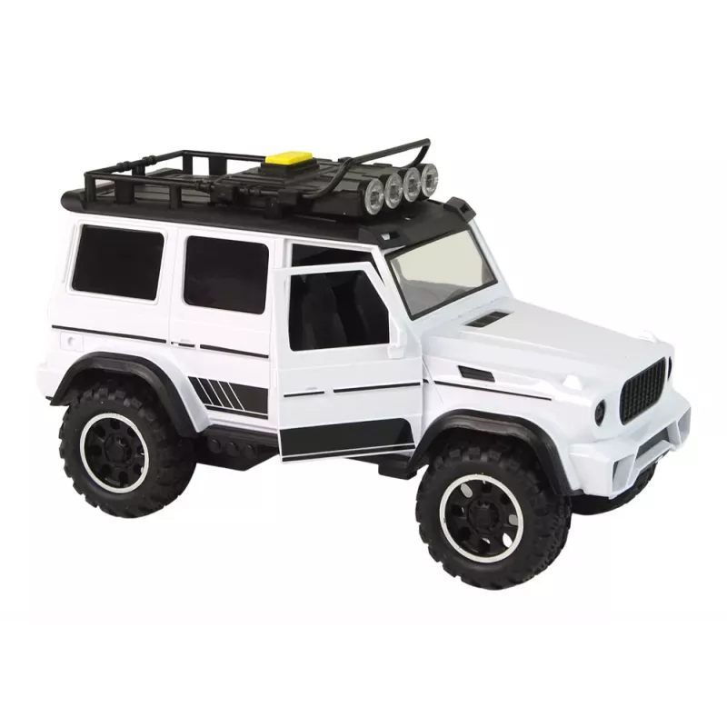 LEAN TOYS Auto off-road biele so zvukom a svetlami 1:14