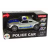 LEAN TOYS Auto policajné 1:14 so svetlami a zvukmi strieborné