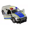 LEAN TOYS Auto policajné 1:14 so svetlami a zvukmi strieborné