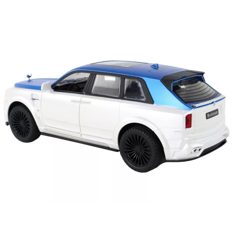 LEAN TOYS Auto RC 1:20 biele a modré diaľkovo ovládané