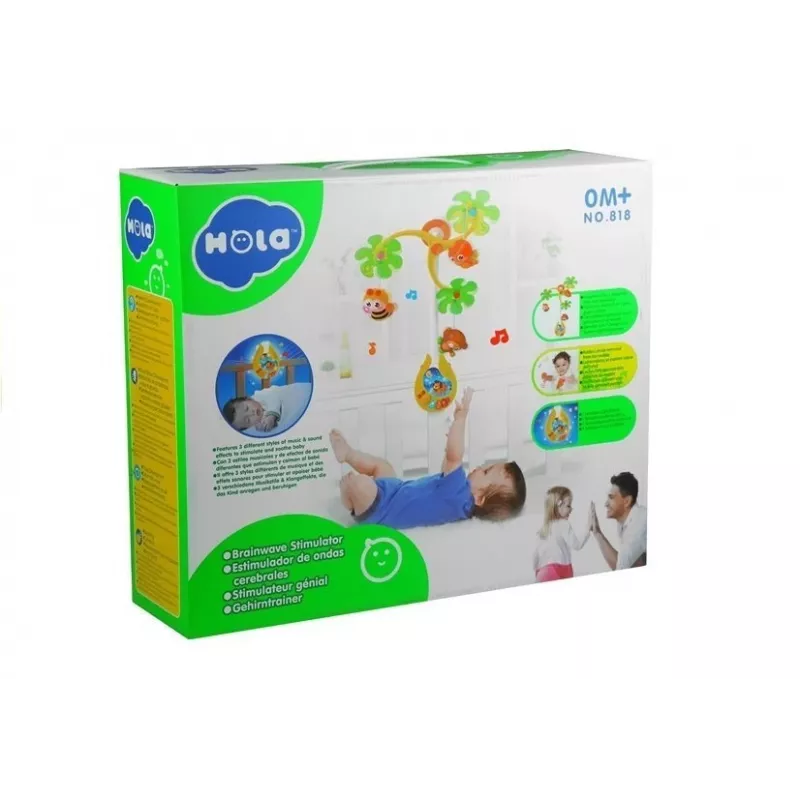 LEAN TOYS Kolotočová hracia skrinka hrkálky pre bábätká