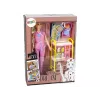 LEAN TOYS Detský bábikársky doktor dlhé vlasy príslušenstvo