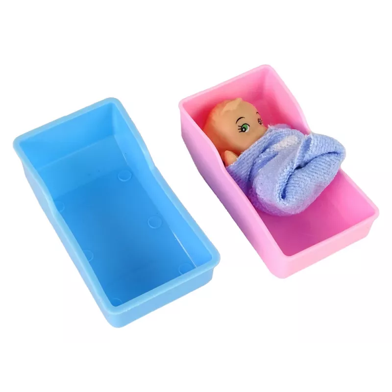 LEAN TOYS Detský bábikársky doktor dlhé vlasy príslušenstvo