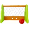 LEAN TOYS Detská futbalová bránka zelená a oranžová