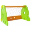LEAN TOYS Detská futbalová bránka zelená a oranžová