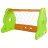 LEAN TOYS Detská futbalová bránka zelená a oranžová