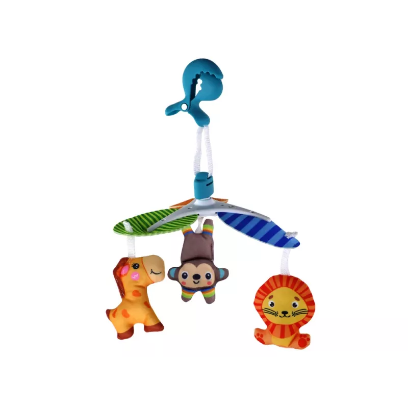 LEAN TOYS detské mobilné zvieratko klip prenosný