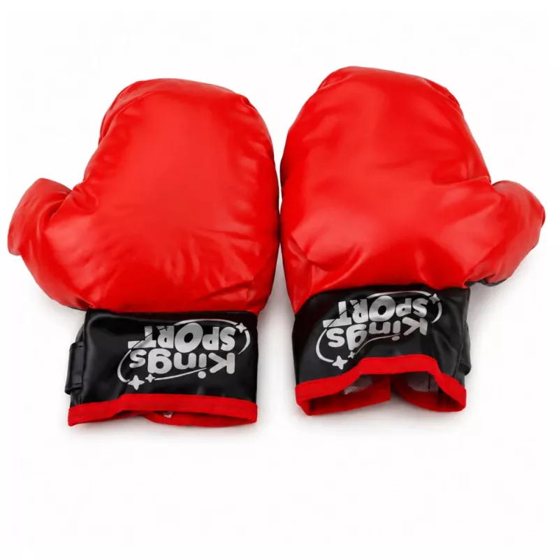 LEAN TOYS detská boxerská súprava s Muay Thai rukavicami 65x22cm L