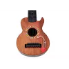 LEAN TOYS detská gitara s hnedým dreveným finišom a trsátkom, 6 nylonových strún, akustická, od 3 rokov