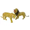 LEAN TOYS Cirkusové zvieratá sada vozidiel zvieratá z cirkusu kamión + auto s prívesom