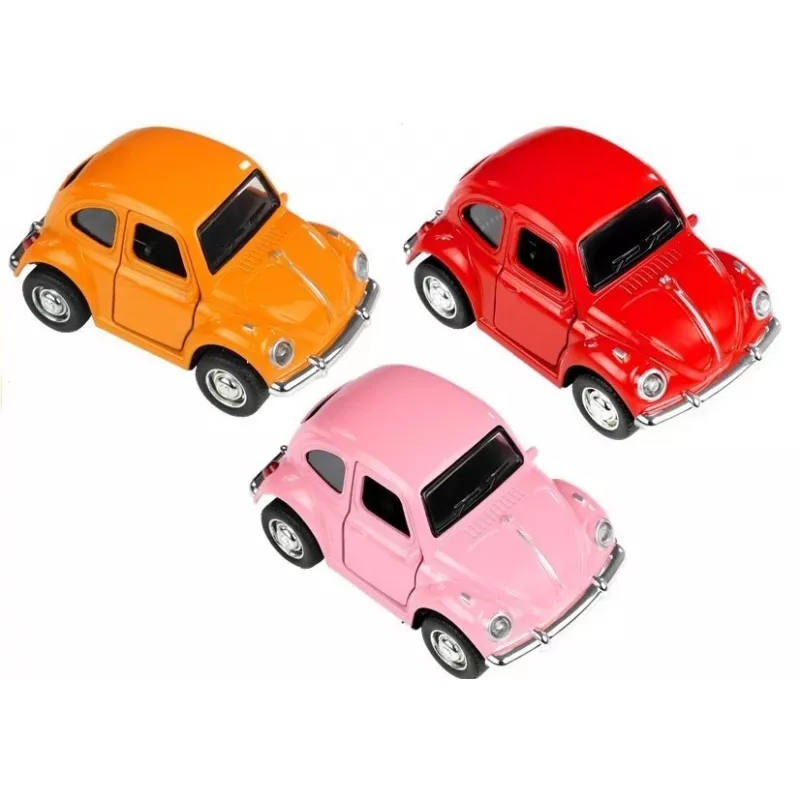 LEAN TOYS Klasické kovové auto so zmiešaným zvukom