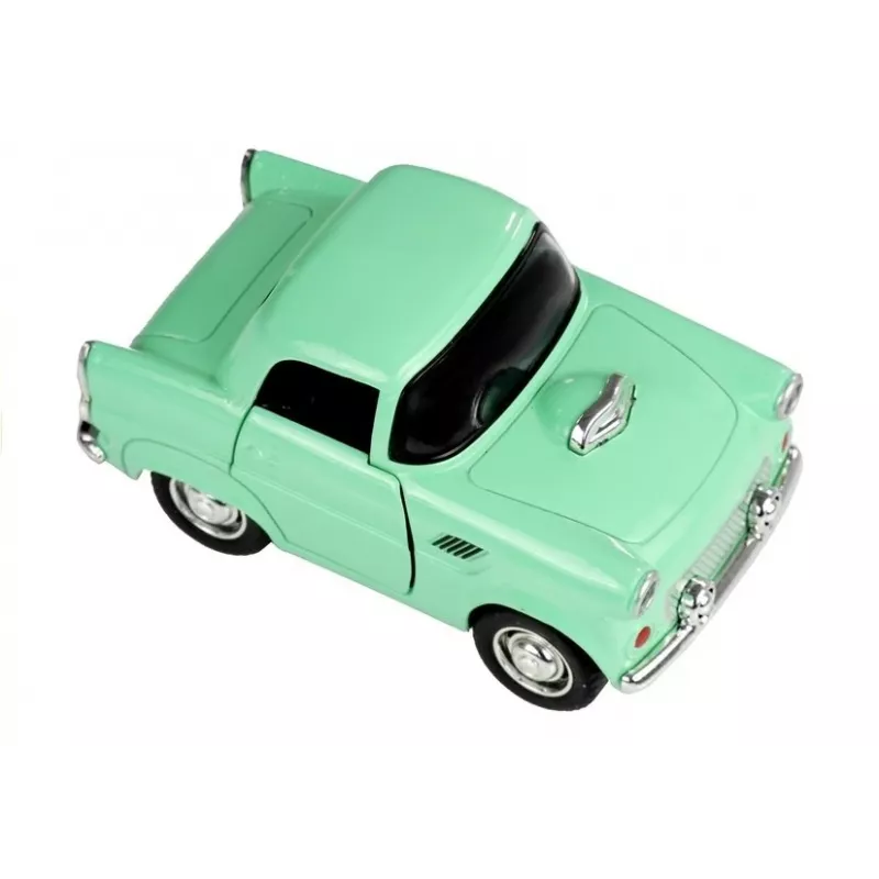 LEAN TOYS Klasické kovové auto so zmiešaným zvukom
