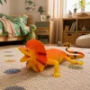 LEAN TOYS jašterica obojková gumená figúrka naťahovacia realistická 19cm