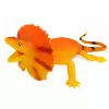 LEAN TOYS jašterica obojková gumená figúrka naťahovacia realistická 19cm