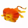 LEAN TOYS jašterica obojková gumená figúrka naťahovacia realistická 19cm