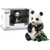 LEAN TOYS zberateľská figúrka veľká panda s bambusom