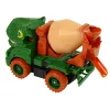 LEAN TOYS Miešačka na betón dinosaurus Unwrecker zelené príslušenstvo
