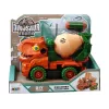 LEAN TOYS Miešačka na betón dinosaurus Unwrecker oranžové príslušenstvo