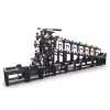 LEAN TOYS Stavebné kocky guľová dráha s elektromotorom 2520 dielov