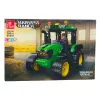 LEAN TOYS stavebnica traktor poľnohospodárstvo zelená 304 dielov