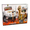 LEAN TOYS Stavebný žeriav s diaľkovým ovládaním 90 cm vysoká stavebnica Eiffelova veža