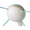 LEAN TOYS kolotoč na posteľ projektor Pilot melódie zvuky zvierat modrý