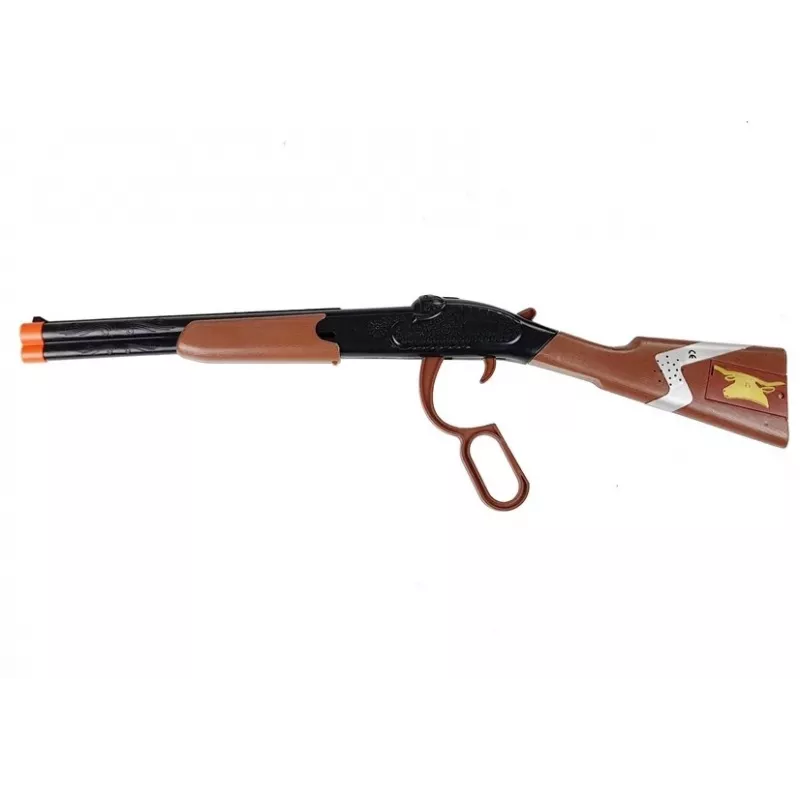 LEAN TOYS kovbojská sada s pákou, Colt revolverom a šerifskou hviezdou