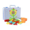 LEAN TOYS kreatívne mozaikové puzzle 4in1 skrutkovač 237 dielov