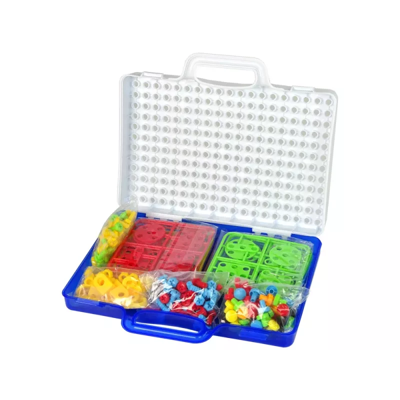 LEAN TOYS kreatívne mozaikové puzzle 4in1 skrutkovač 237 dielov