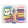 LEAN TOYS Kreatívna sada plastelína modelovacia hmota 24 farieb príslušenstvo