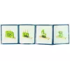 LEAN TOYS kreatívne priestorové drevené kocky 3D puzzle žaba