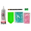 LEAN TOYS kreatívna sada jednorožec DIY diamanty kryštály modrá