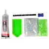 LEAN TOYS kreatívna sada jednorožec DIY diamanty kryštály zelená