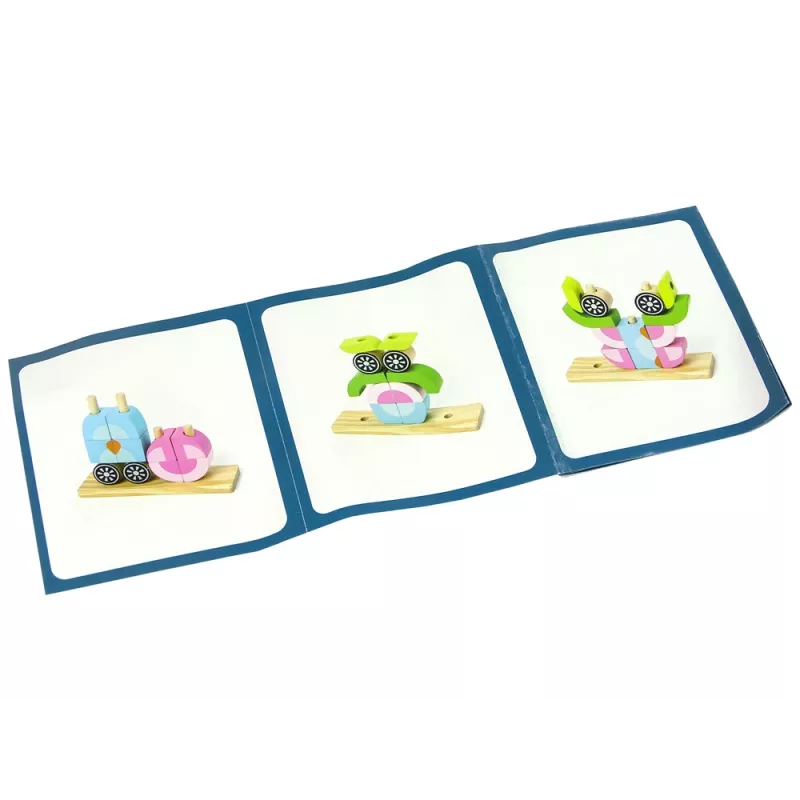 LEAN TOYS kreatívne drevené priestorové puzzle sova 3D